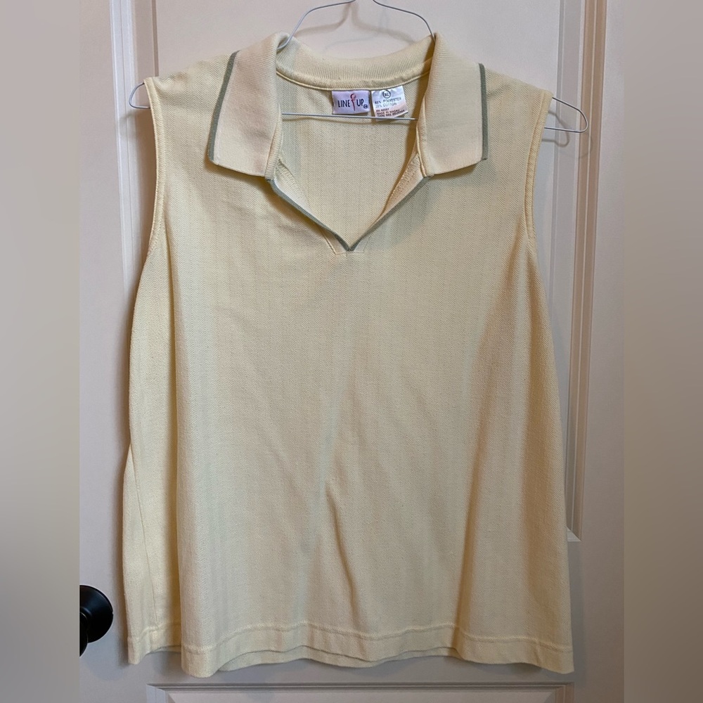 Vintage Golf Polo Tank Top